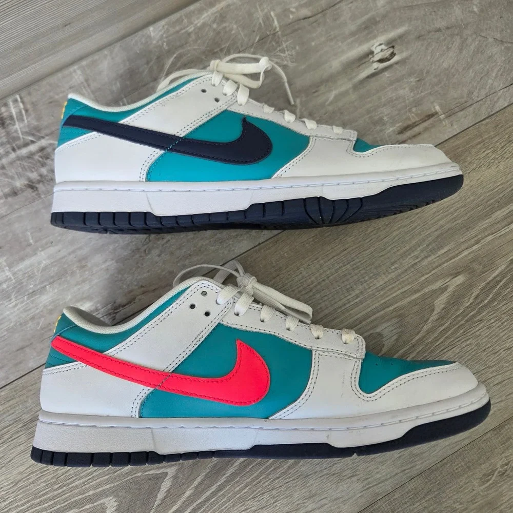 Nike Dunk Low HF4850-345 Dusty Cactus Leather Sneakers Mens 10.5